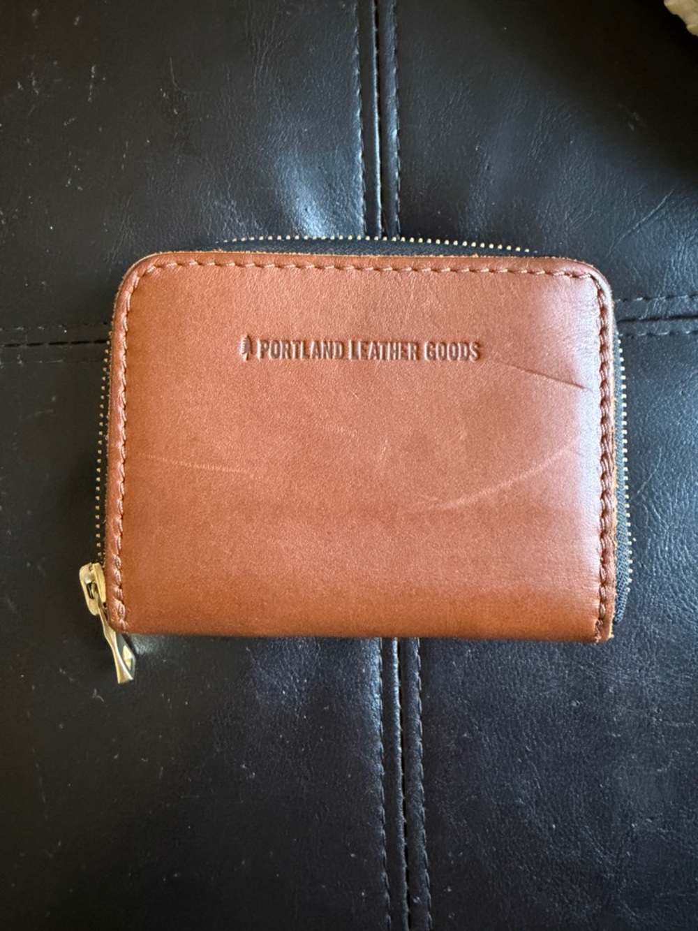 Portland Leather Small Zip Wallet